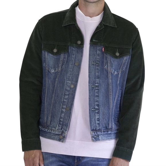 Levi's Other - *RARE* NWT Levi’s Two-Tone Corduroy & Denim Jacket - Men's Medium